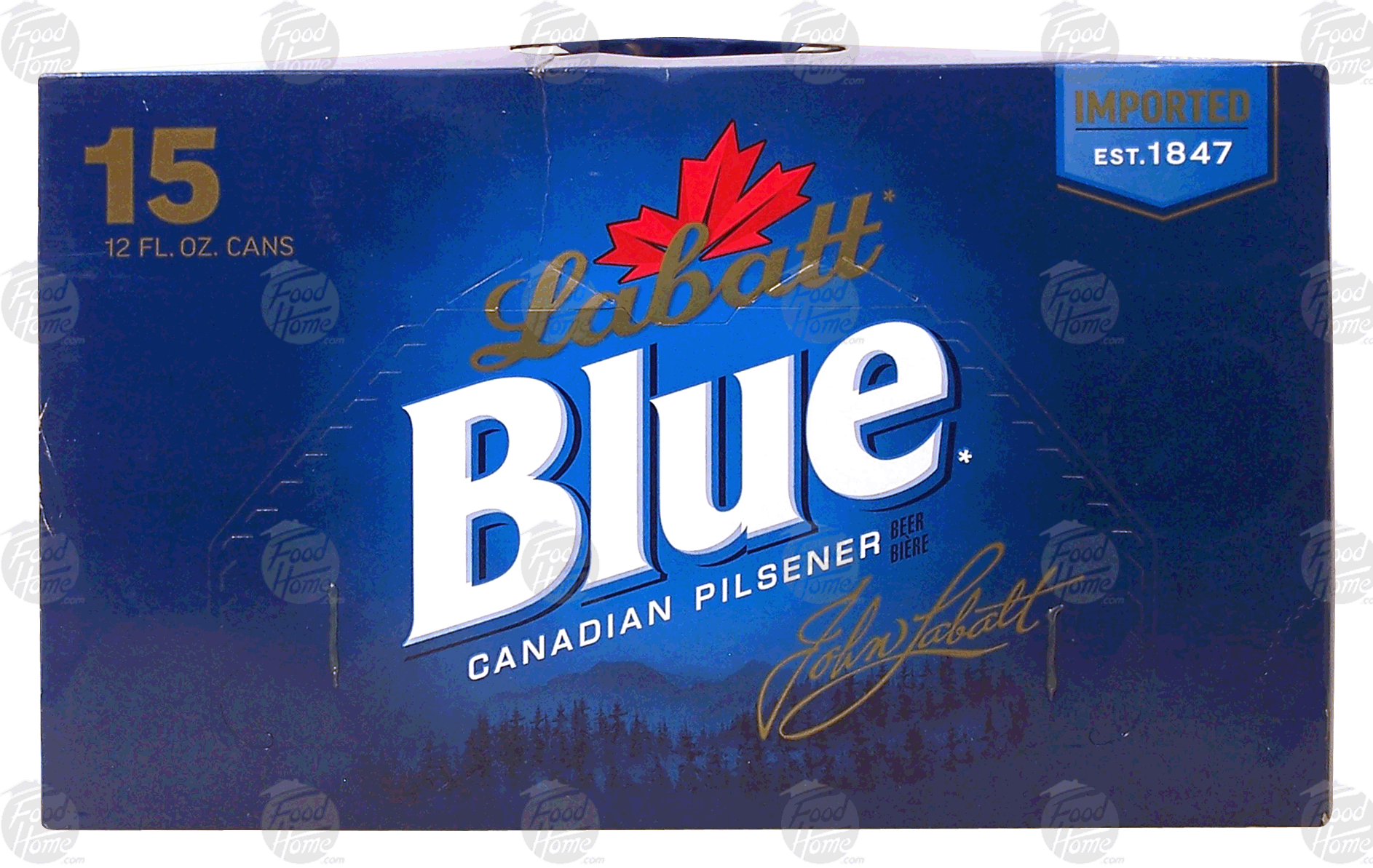 Labatt Blue canadian pilsner beer, 12-fl. oz. cans Full-Size Picture